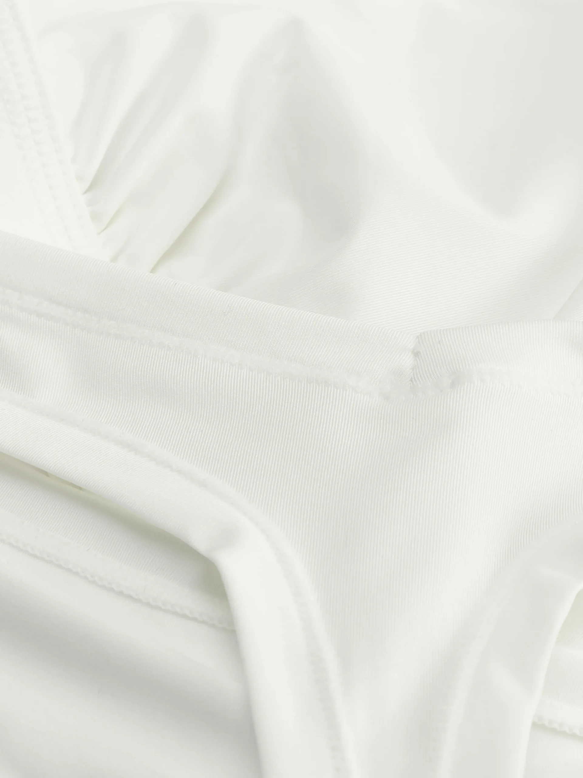 Ensembles Lingerie|Primark Soutien-gorge Triangle Et String En Microfibre Blanc