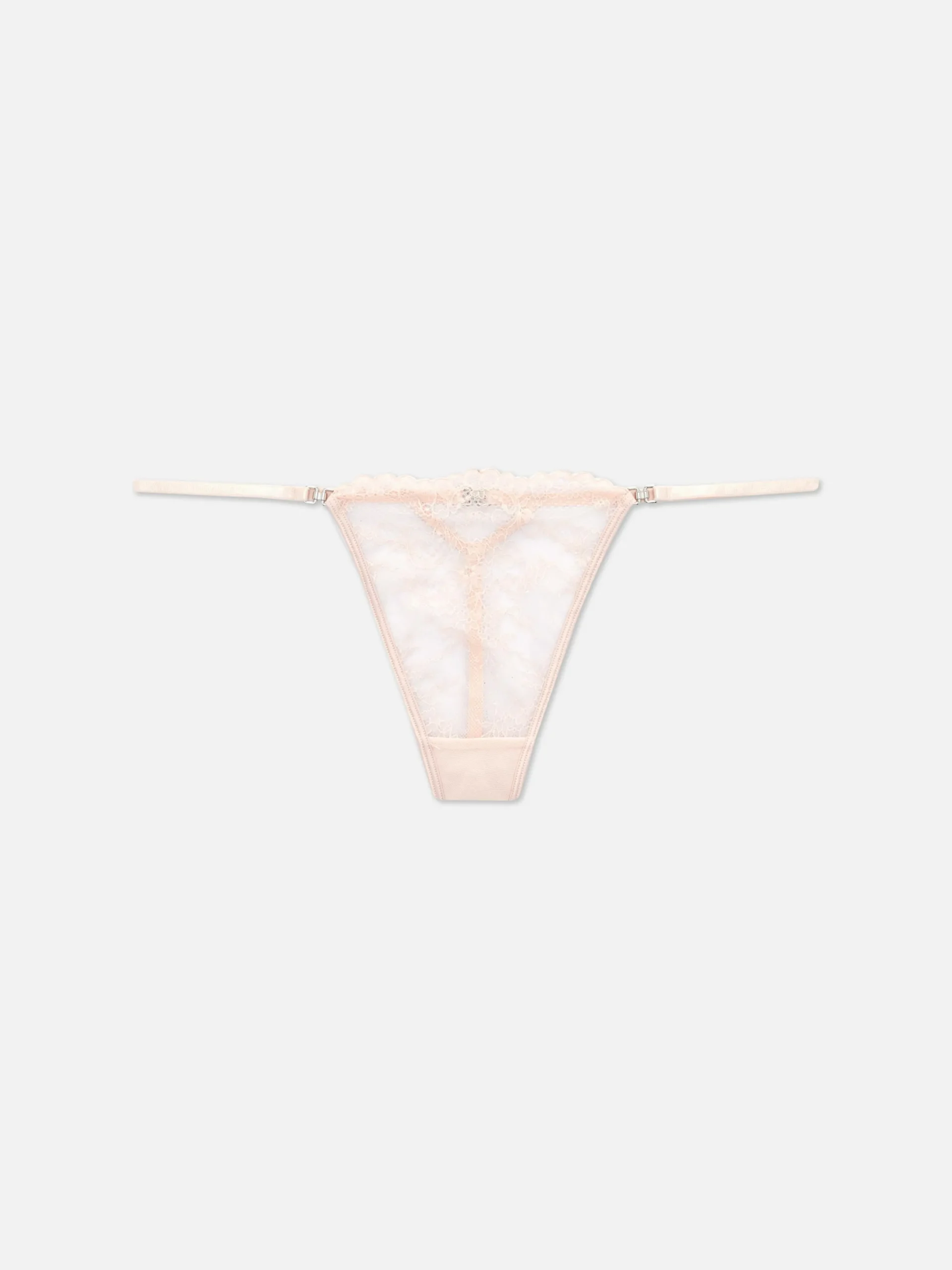 Culotte|Primark String En Dentelle Festonnée Rose