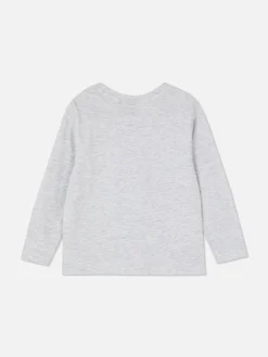 Hauts Et T-Shirts|Primark Super Mario Bros. T-shirt à Manches Longues Gris chiné