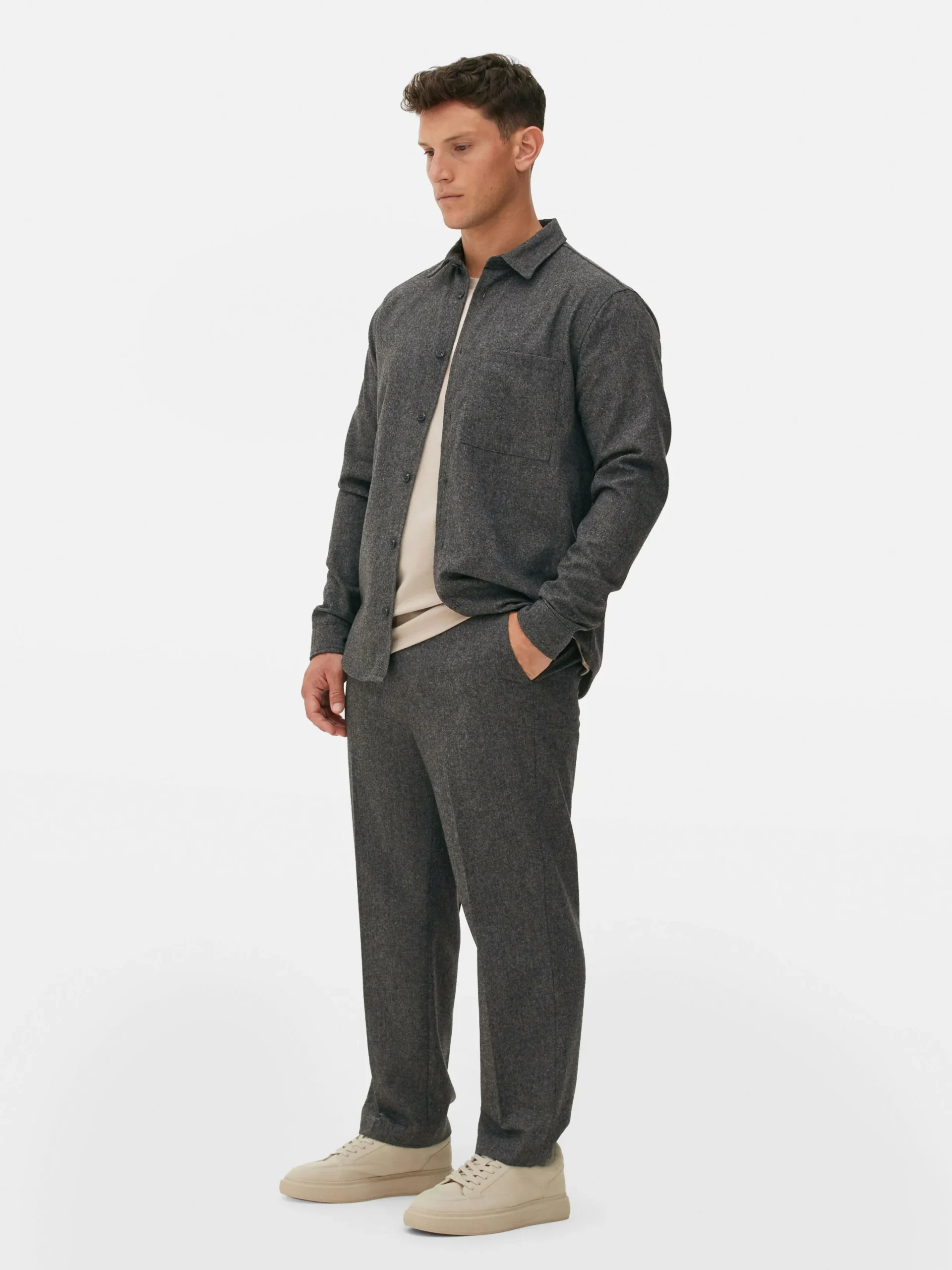 Chemises|Primark Surchemise Avec Poche Plaquée Kem Anthracite chiné