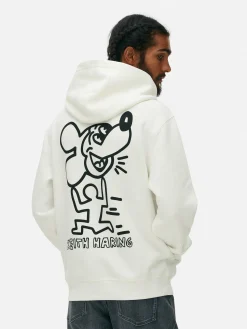 T-Shirts Et Sweat-Shirts À Motifs|Sweats À Capuche Et Sweat-Shirts|Primark Sweat à Capuche Disney Mickey Mouse X Keith Haring Écru