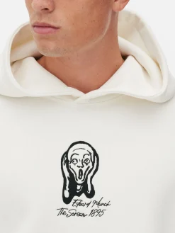 Tout Halloween|T-Shirts Et Sweat-Shirts À Motifs|Primark Sweat à Capuche Edvard Munch Le Cri Écru