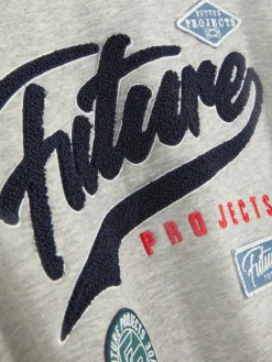 Sweats À Capuche Et Sweat-Shirts|Primark Sweat à Capuche En Bouclé Future Projects Gris