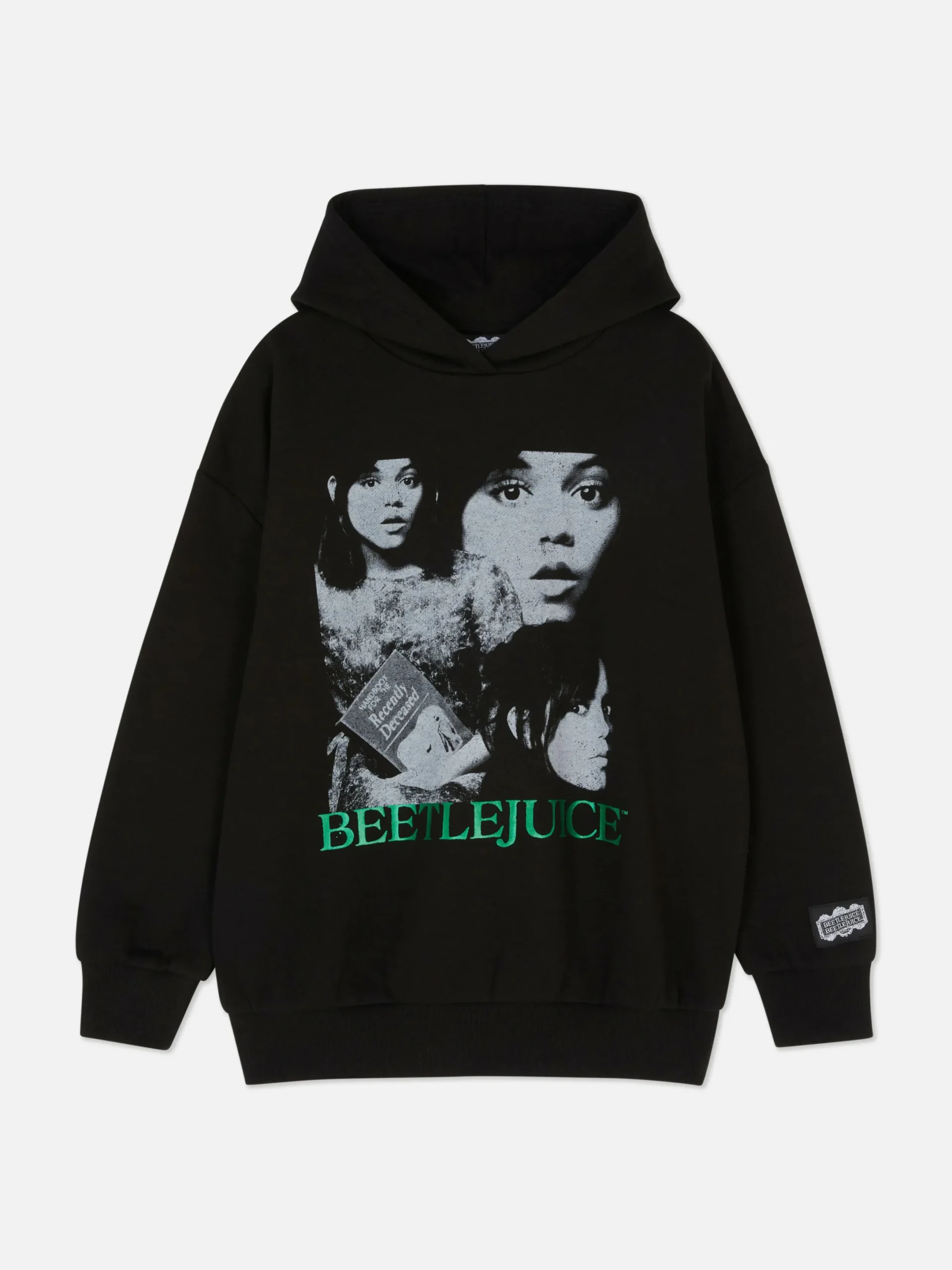 Tout Halloween|Sweats À Capuche Et Sweat-Shirts|Primark Sweat à Capuche Et Motif Sur Le Devant Beetlejuice Noir
