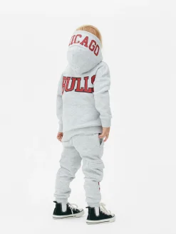 Sweats À Capuche Et Sweat-Shirts|Primark Sweat à Capuche Graphique NBA Chicago Bulls Gris chiné