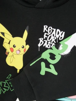 Sweats À Capuche Et Sweat-Shirts|Primark Sweat à Capuche Graphique Pokémon à Coordonner Noir