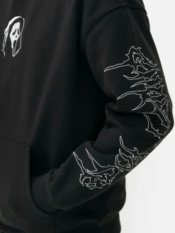 T-Shirts Et Sweat-Shirts À Motifs|Sweats À Capuche Et Sweat-Shirts|Primark Sweat à Capuche Graphique Scream Ghostface Noir