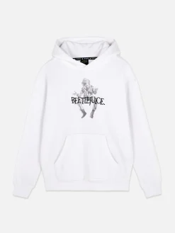 Beetlejuice|Tout Halloween|Primark Sweat à Capuche Graphique Personnage Beetlejuice Blanc
