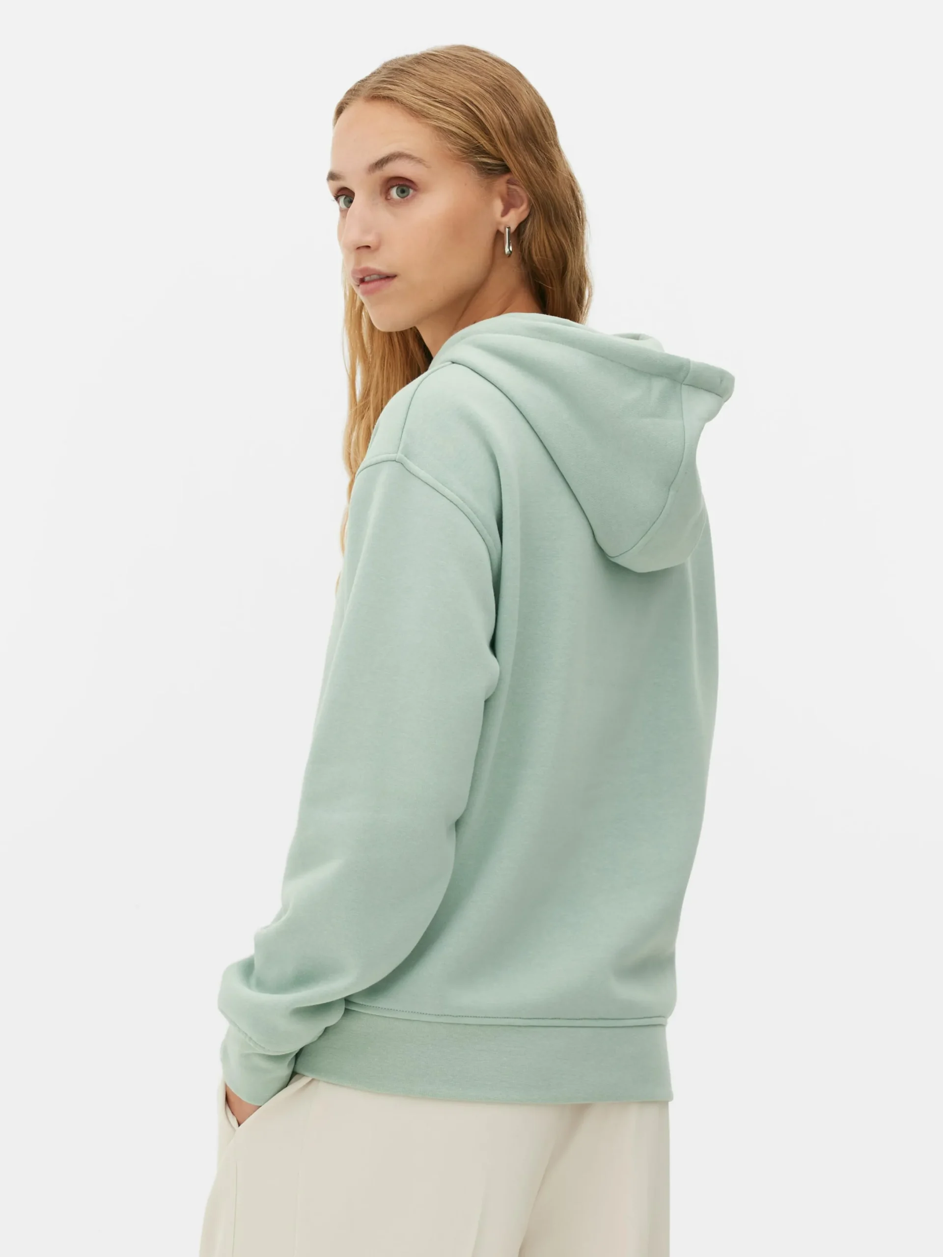 T-Shirts Et Sweat-Shirts À Motifs|Sweats À Capuche Et Sweat-Shirts|Primark Sweat à Capuche Polaroid Claude Monet Vert menthe