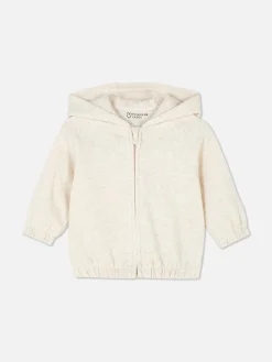 Pulls Et Gilets|Primark Sweat à Capuche Zippé Écru