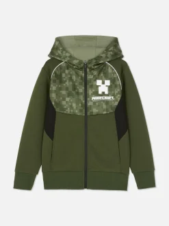 Sweats À Capuche Et Sweat-Shirts|Primark Sweat à Capuche Zippé Minecraft Kaki