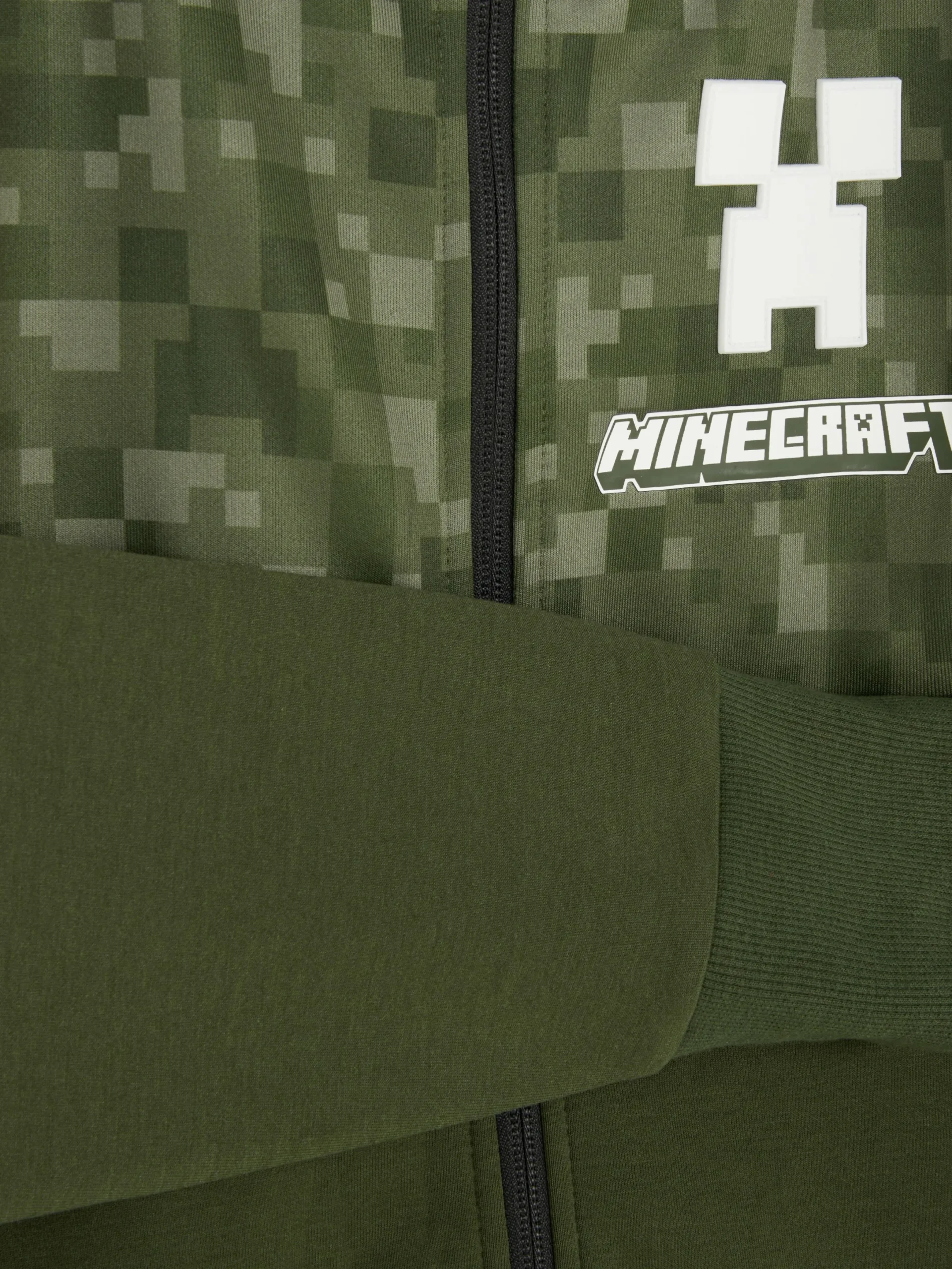 Sweats À Capuche Et Sweat-Shirts|Primark Sweat à Capuche Zippé Minecraft Kaki