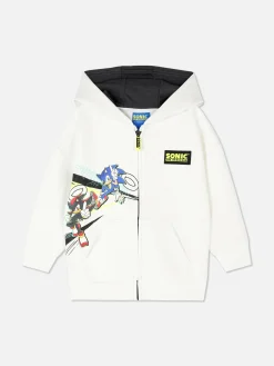 Sweats À Capuche Et Sweat-Shirts|Primark Sweat à Capuche Zippé Sonic Le Hérisson Écru