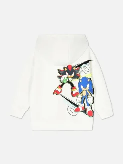 Sweats À Capuche Et Sweat-Shirts|Primark Sweat à Capuche Zippé Sonic Le Hérisson Écru