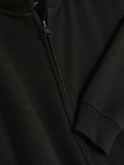 Sweats À Capuche Et Sweat-Shirts|Primark Sweat à Capuche Zippé Texturé Ado Noir