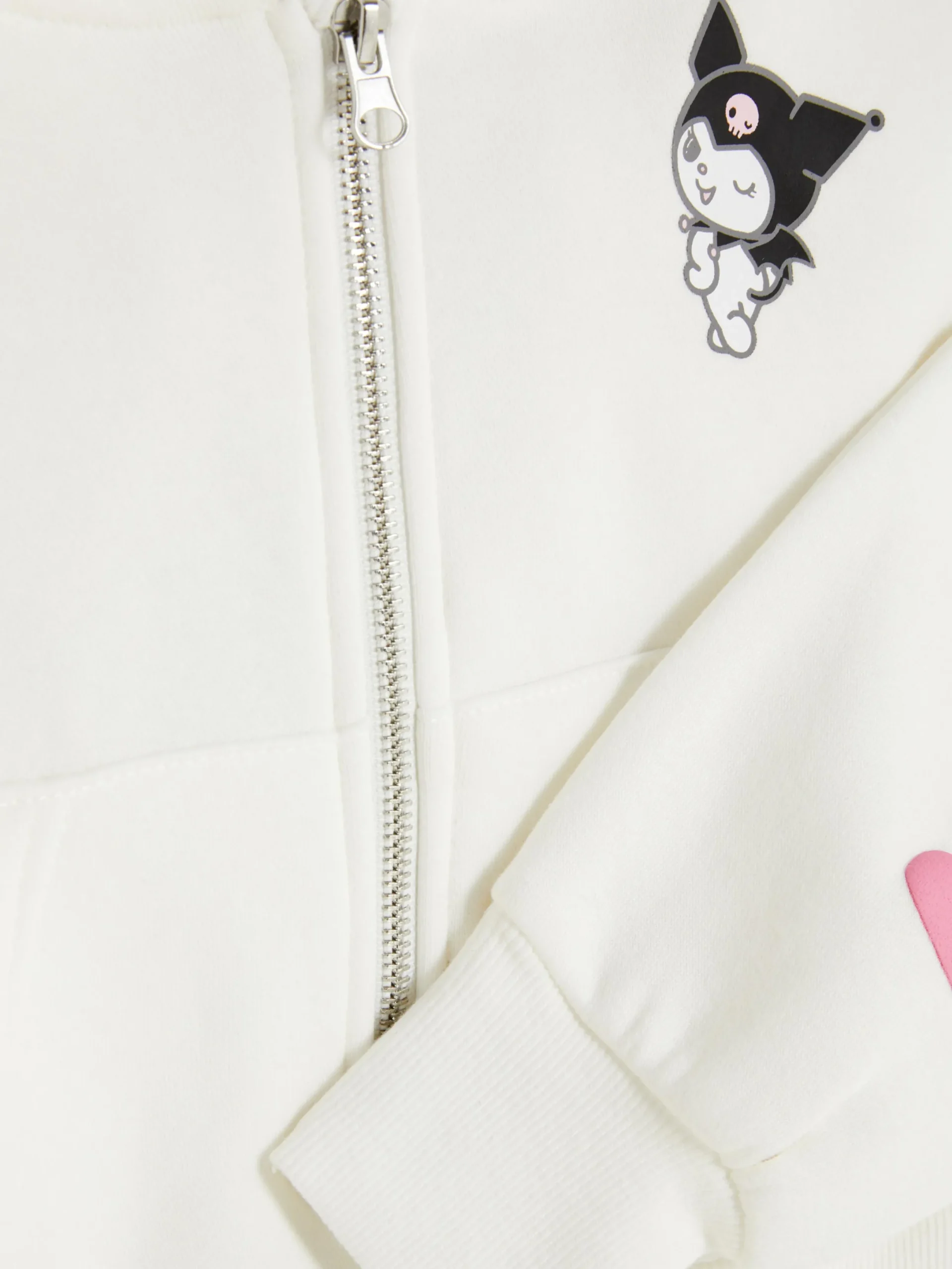 Sweats À Capuche Et Sweat-Shirts|Primark Sweat Zippé à Capuche Hello Kitty Kuromi Blanc