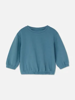 Pulls Et Gilets|Primark Sweat-shirt à Col Ras-du-cou Bleu