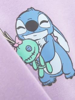 Sweats À Capuche Et Sweat-Shirts|Primark Sweat-shirt à Col Ras-du-cou Disney Stitch & Angel Violet