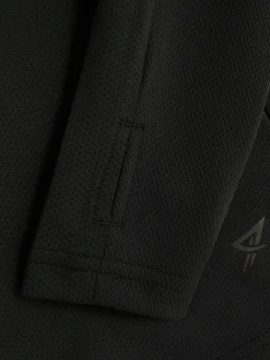 Hauts Et T-Shirts|Vêtements De Sport|Primark Sweat-shirt à Col Zippé Performance Noir