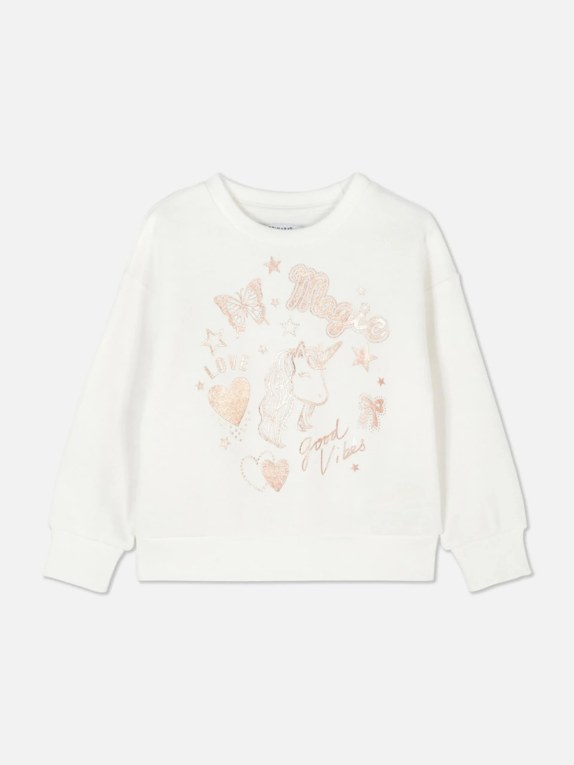Sweats À Capuche Et Sweat-Shirts|Primark Sweat-shirt à Manches Longues Essential Écru