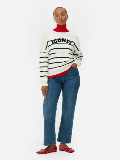 Sweats À Capuche Et Sweat-Shirts|Primark Sweat-shirt à Message Sur Le Devant Blanc