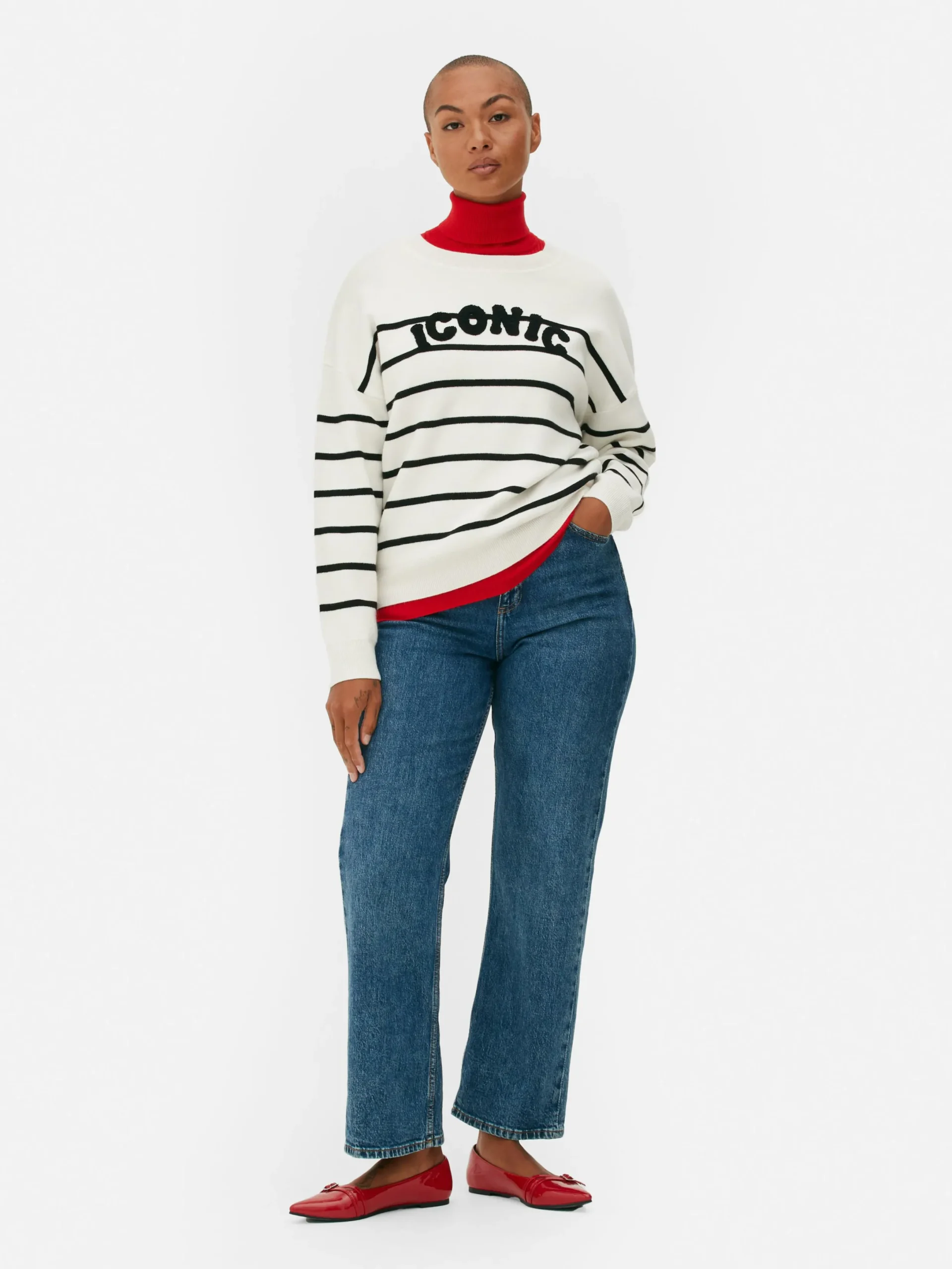 Sweats À Capuche Et Sweat-Shirts|Primark Sweat-shirt à Message Sur Le Devant Blanc
