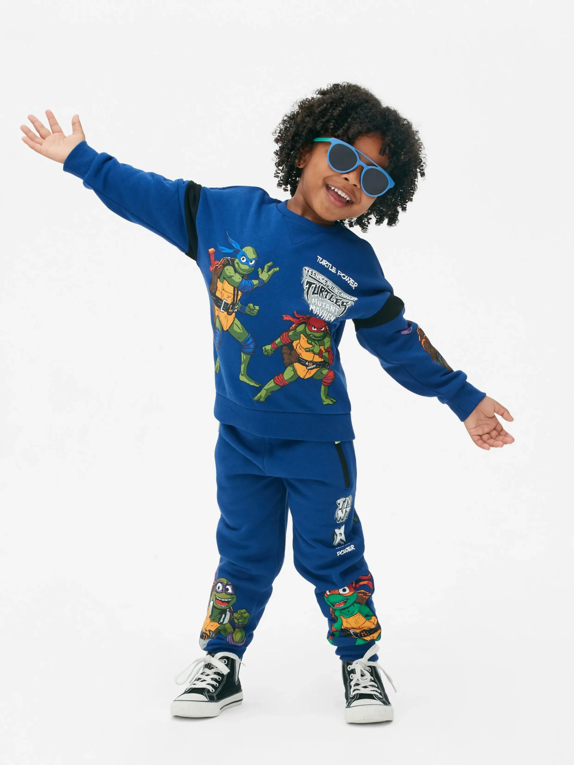 Sweats À Capuche Et Sweat-Shirts|Primark Sweat-shirt Col Ras-du-cou Les Tortues Ninja Bleu marine
