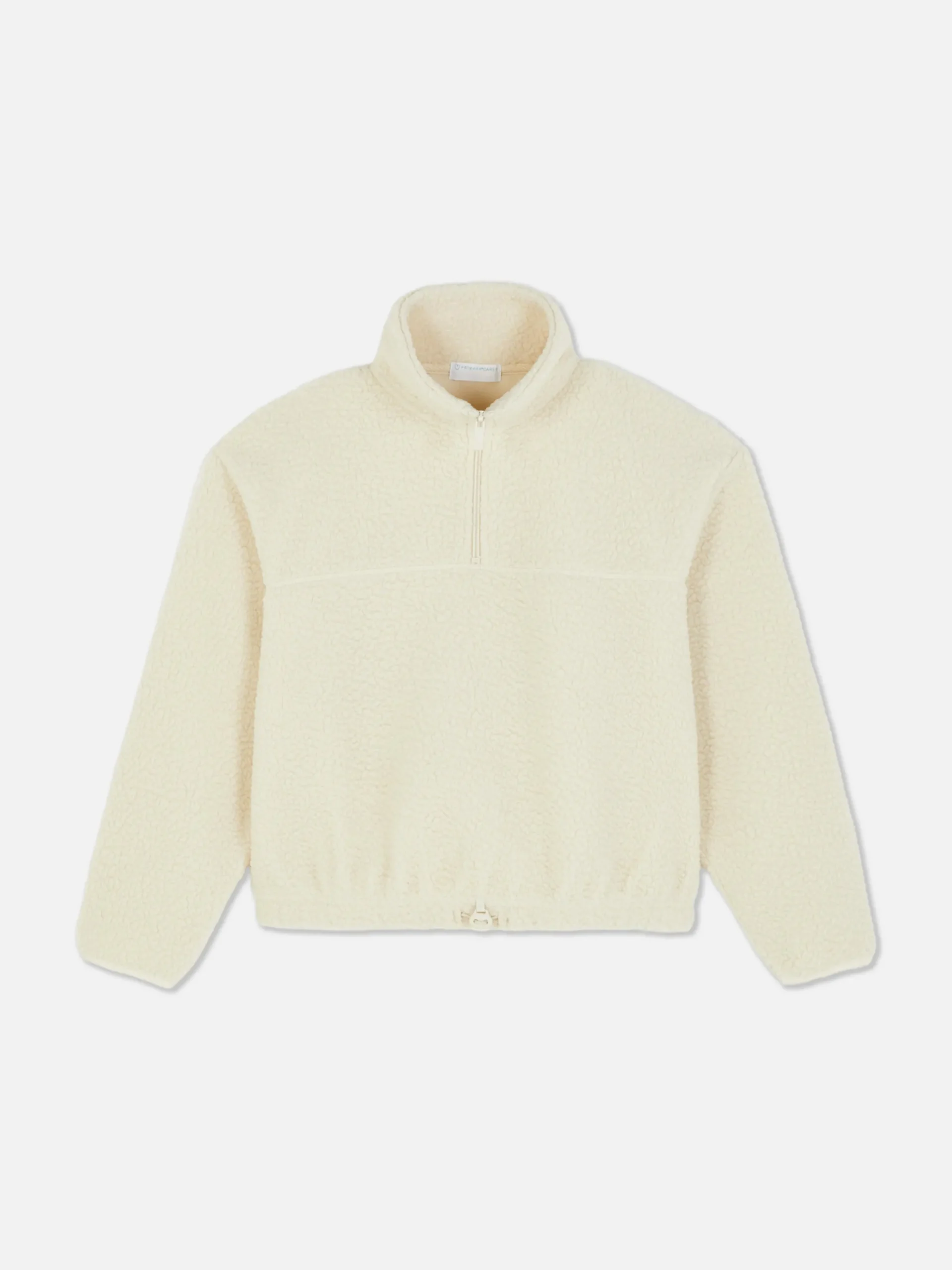 Sweats À Capuche Et Sweat-Shirts|Primark Sweat-shirt Demi-zippé En Molleton Écru