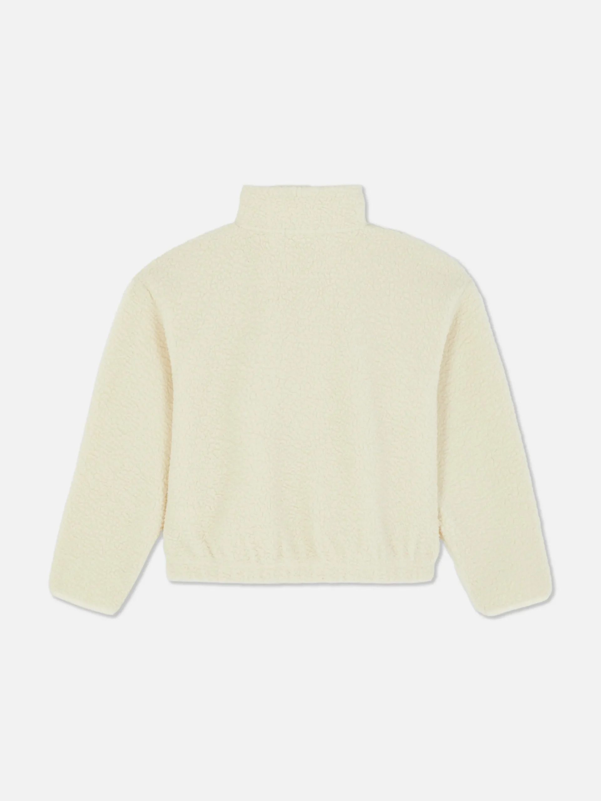 Sweats À Capuche Et Sweat-Shirts|Primark Sweat-shirt Demi-zippé En Molleton Écru