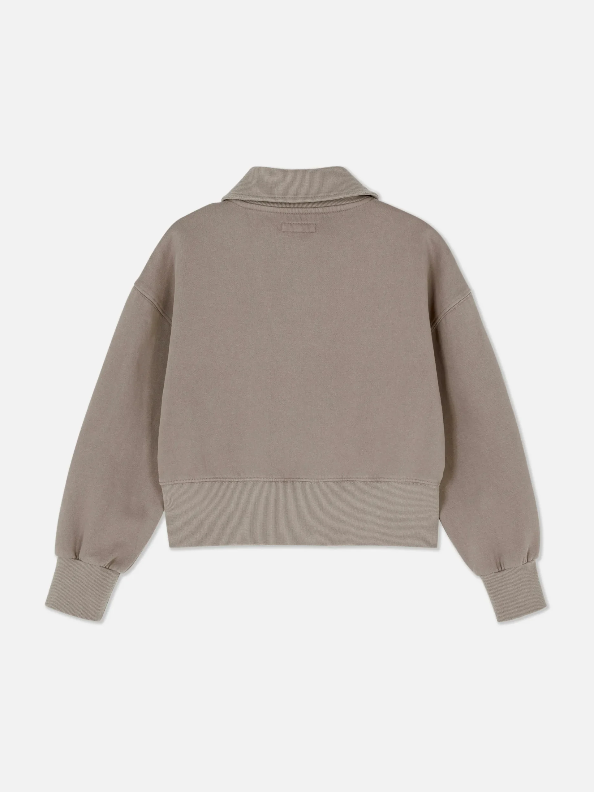 Sweats À Capuche Et Sweat-Shirts|Primark Sweat-shirt Délavé à L'acide à Col Cheminée Marron