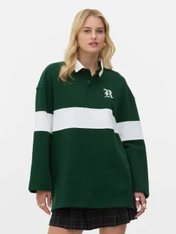 Hauts Et T-Shirts|Primark Sweat-shirt Façon Polo Oversize Rita Ora Vert