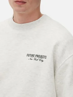 Sweats À Capuche Et Sweat-Shirts|Primark Sweat-shirt Future Projects New York City Gris chiné