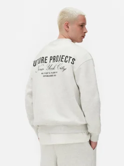 Sweats À Capuche Et Sweat-Shirts|Primark Sweat-shirt Future Projects New York City Gris chiné