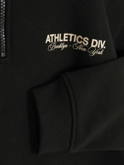 Sweats À Capuche Et Sweat-Shirts|Primark Sweat-shirt Graphique à Col Cheminée Noir
