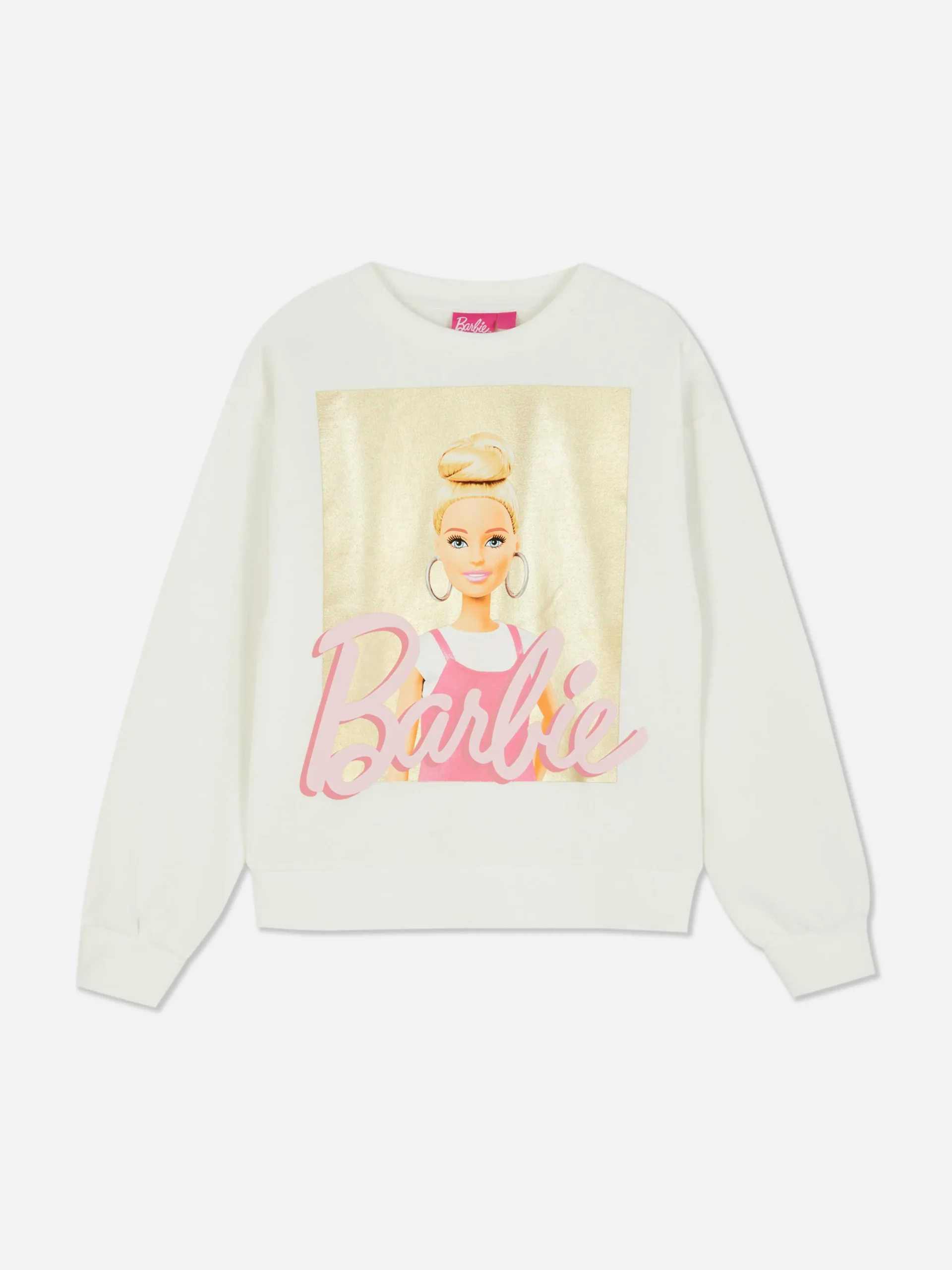 Sweats À Capuche Et Sweat-Shirts|Primark Sweat-shirt Graphique Barbie à Coordonner Écru