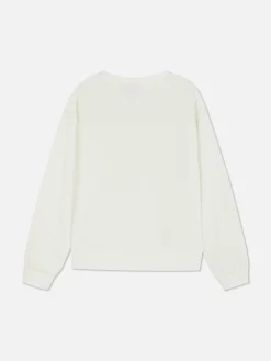 Sweats À Capuche Et Sweat-Shirts|Primark Sweat-shirt Graphique Barbie à Coordonner Écru