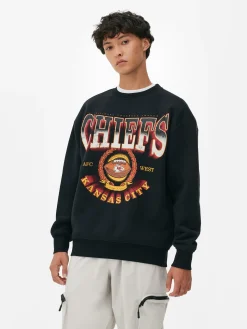 T-Shirts Et Sweat-Shirts À Motifs|Sweats À Capuche Et Sweat-Shirts|Primark Sweat-shirt Graphique NFL Kansas City Chiefs Noir