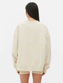 Vêtements De Sport|Primark Sweat-shirt Graphique Oversize Kappa X Écru