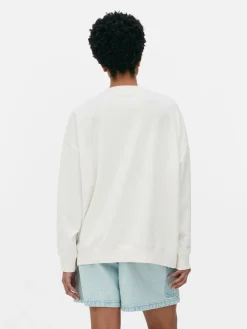 Sweats À Capuche Et Sweat-Shirts|Primark Sweat-shirt Graphique Paris Ivoire