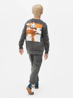 Sweats À Capuche Et Sweat-Shirts|Primark Sweat-shirt Graphique Pokémon Gris foncé