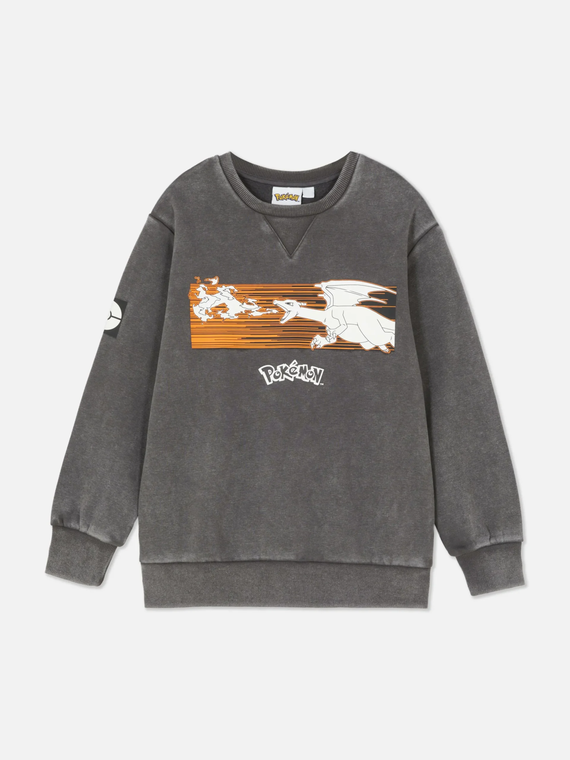 Sweats À Capuche Et Sweat-Shirts|Primark Sweat-shirt Graphique Pokémon Gris foncé