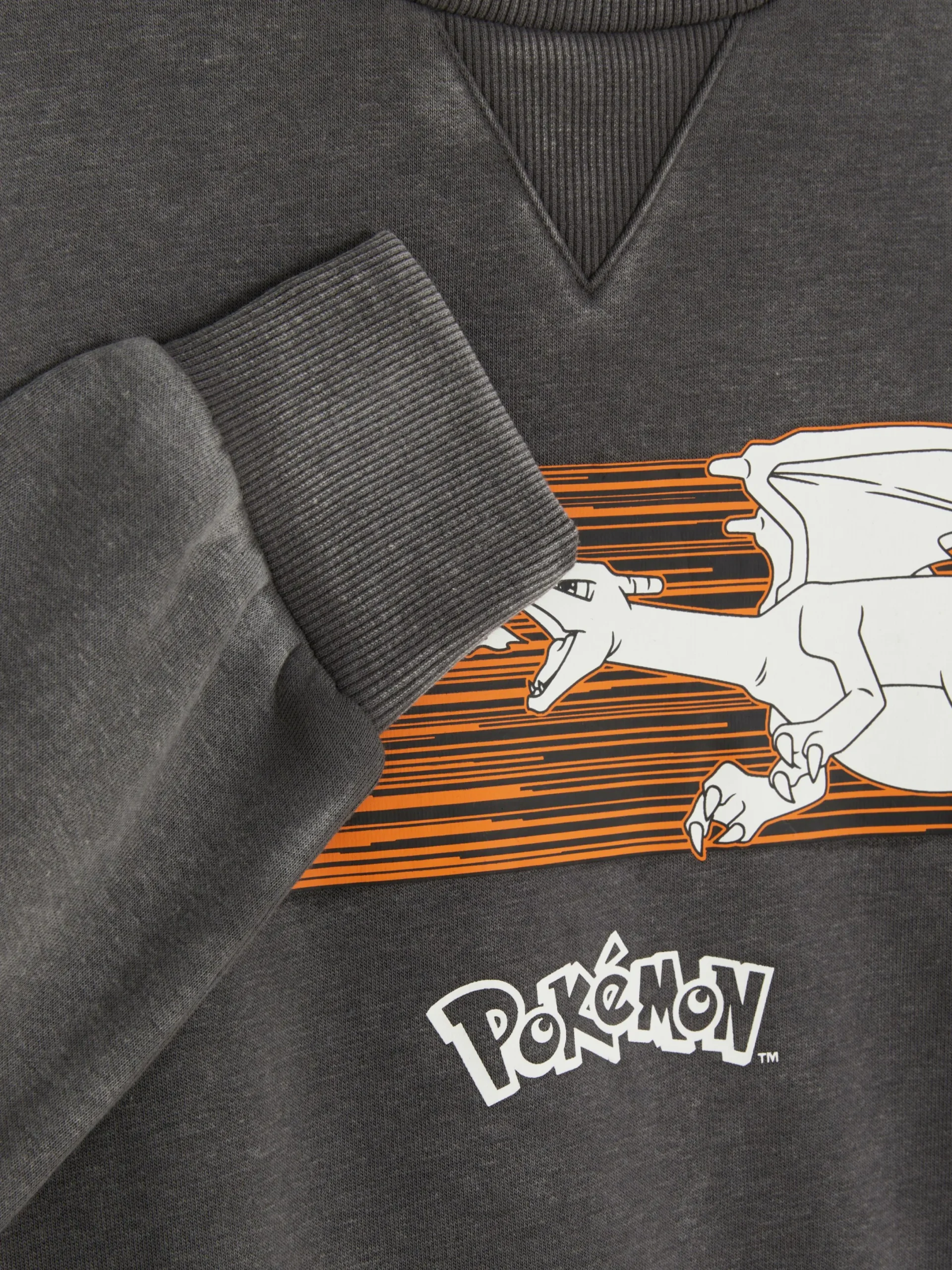 Sweats À Capuche Et Sweat-Shirts|Primark Sweat-shirt Graphique Pokémon Gris foncé