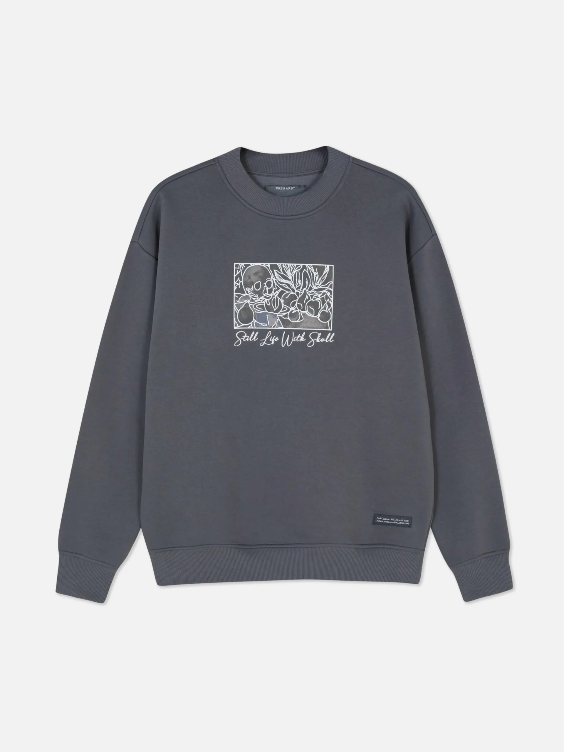 T-Shirts Et Sweat-Shirts À Motifs|Sweats À Capuche Et Sweat-Shirts|Primark Sweat-shirt Nature Morte Au Crâne De Cézanne Noir