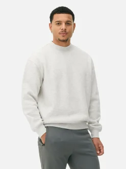 Sweats À Capuche Et Sweat-Shirts|Primark Sweat-shirt Oversize à Col Ras-du-cou Gris