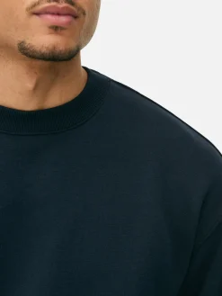 Sweats À Capuche Et Sweat-Shirts|Primark Sweat-shirt Oversize à Col Ras-du-cou Bleu marine