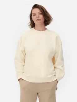 Sweats À Capuche Et Sweat-Shirts|Primark Sweat-shirt Oversize Rita Ora à Coordonner Crème