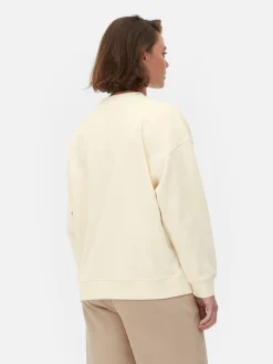 Sweats À Capuche Et Sweat-Shirts|Primark Sweat-shirt Oversize Rita Ora à Coordonner Crème