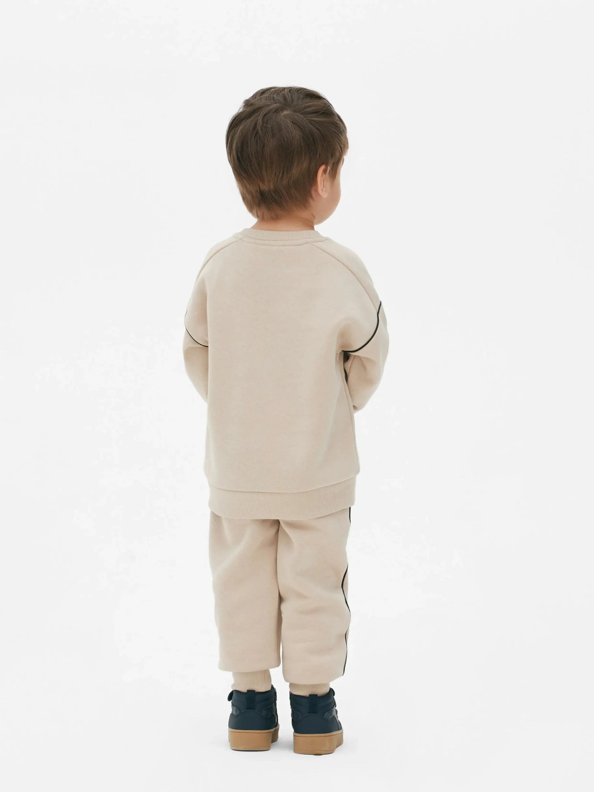 Sweats À Capuche Et Sweat-Shirts|Primark Sweat-shirt Passepoilé Super Mario à Coordonner Grège