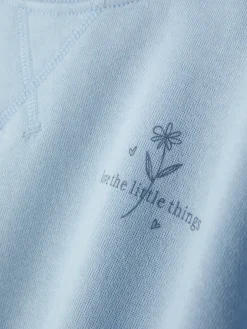 Sweats À Capuche Et Sweat-Shirts|Primark Sweat-shirt Ras Du Cou Graphique Bleu