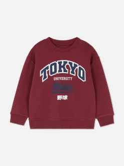 Sweats À Capuche Et Sweat-Shirts|Primark Sweat-shirt Ras-du-cou Graphique Bordeaux